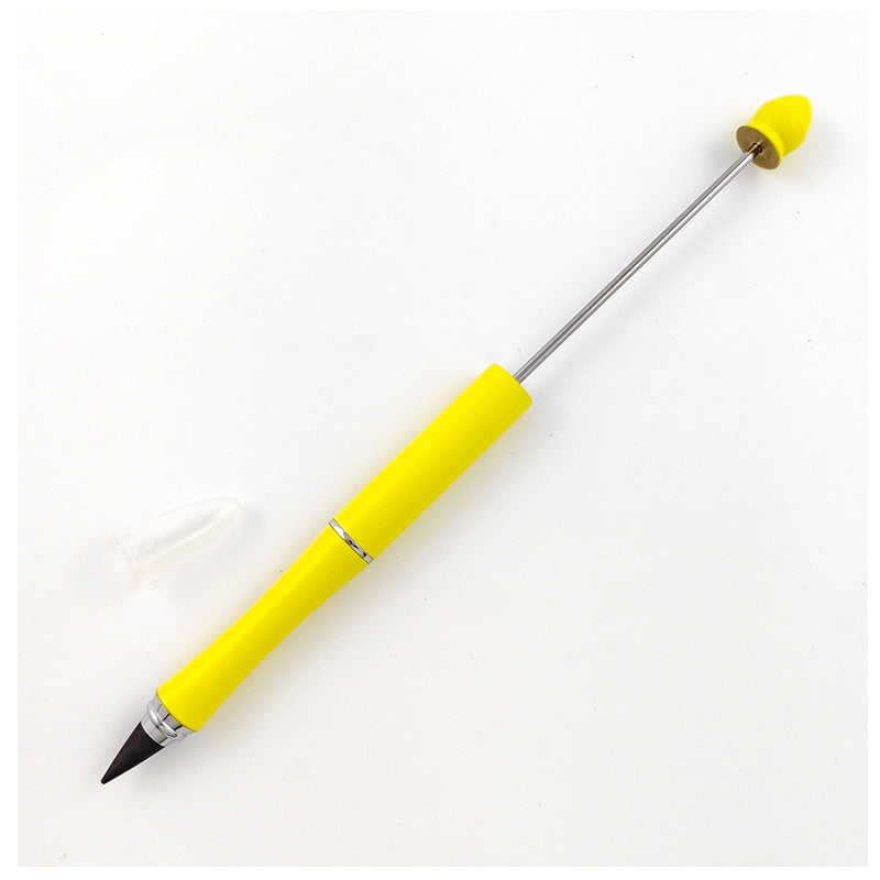 Wholesale Beadable Pencil Metal  DIY for Beaded Pen With Eraser